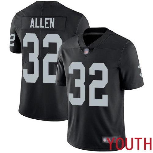 Oakland Raiders Limited Black Youth Marcus Allen Home Jersey NFL Football #32 Vapor Untouchable Jersey